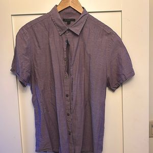 John Varvatos short sleeve button up L